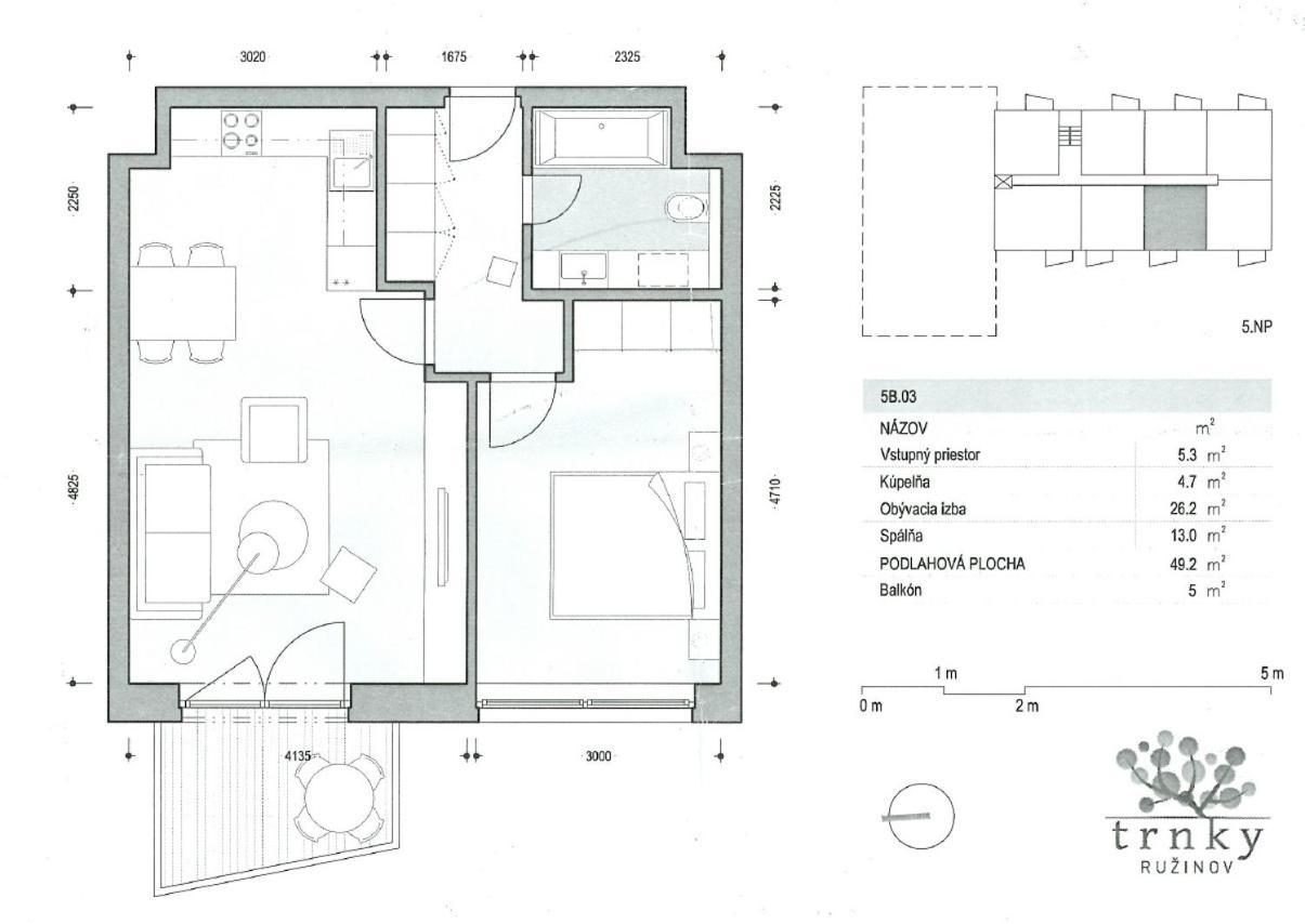 Air-Conditioned, 2 Room Apartment With Terrace Bratislava Exteriör bild